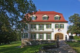 Originalnachbau der Seidl Villa in Bad Tölz mit mineralischen Kalk- und Renovierputzen
